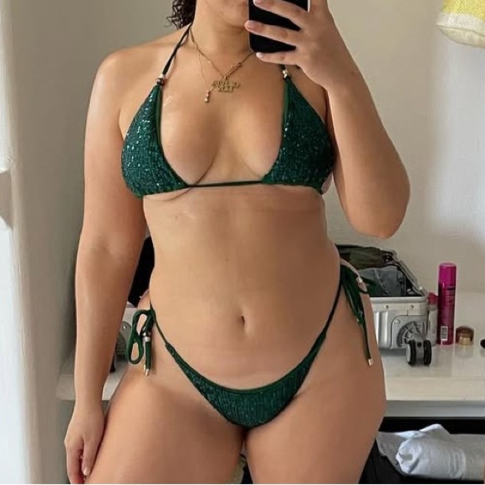 Emerald Green Bikini Set